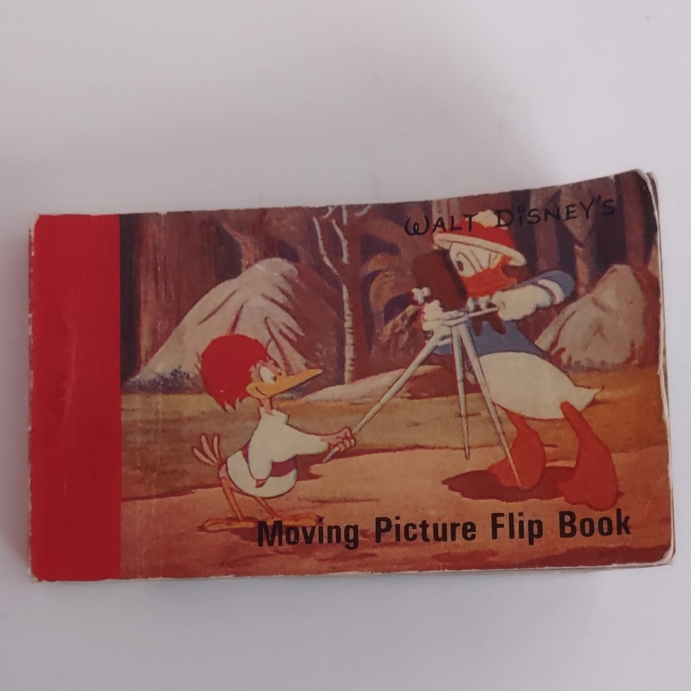 Vintage Walt Disney Donald Duck double sided movie picture flip book